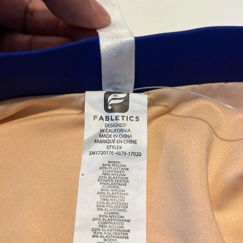 Fabletics Valentina Blue Bikini Bottom Size XS